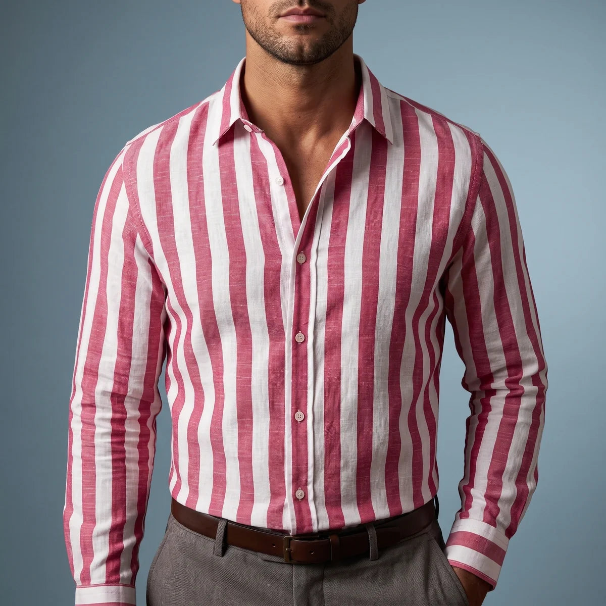 Pembroke Striped Linen Shirt
