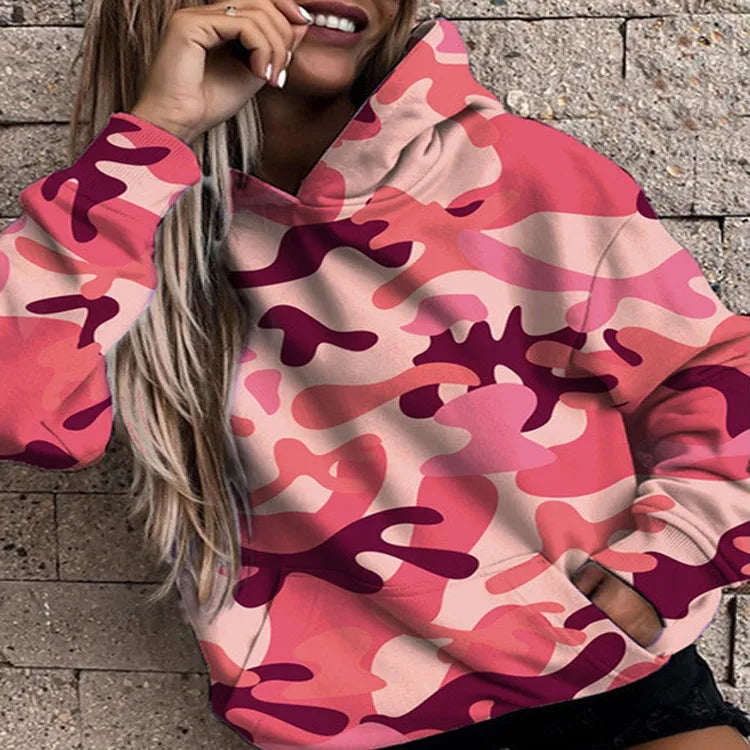 Riley | Women's Camo Hoodie