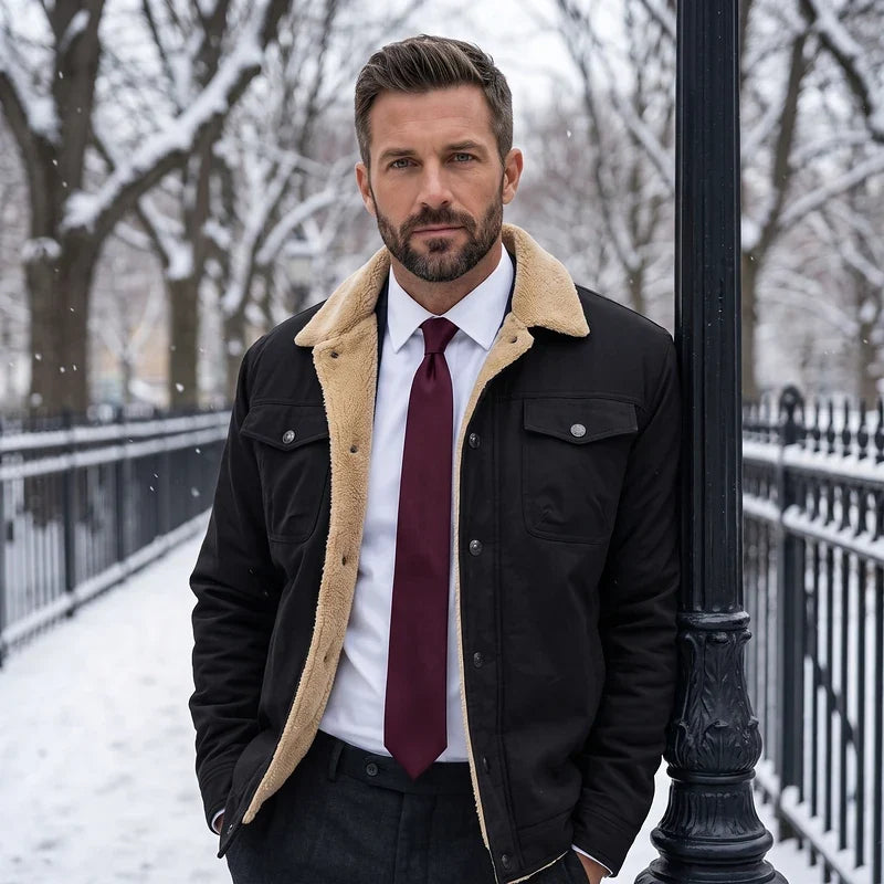 Edmund Sherpa Collar Utility Jacket