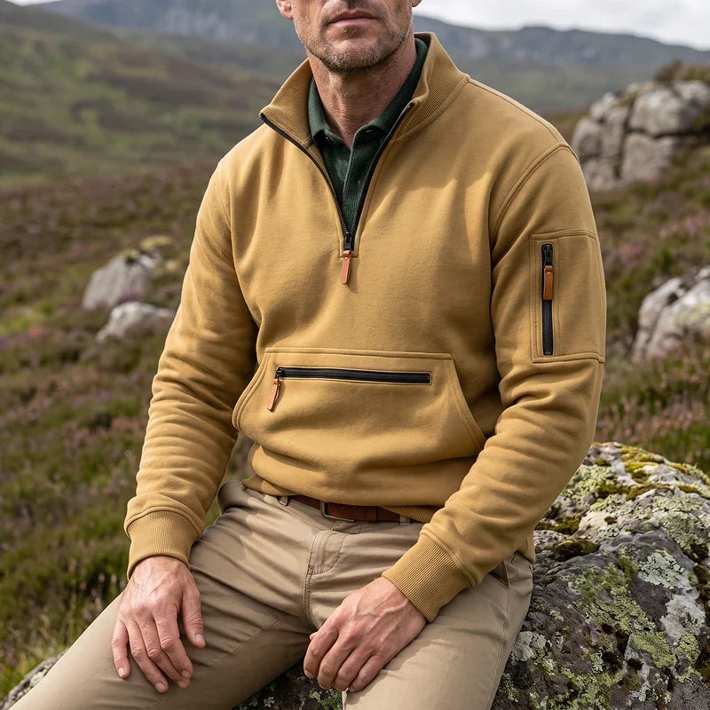 Crispin Quarter Zip Fleece Pullover