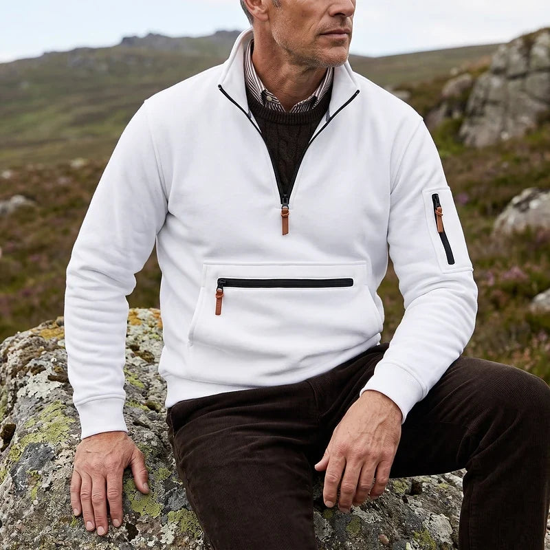 Crispin Quarter Zip Fleece Pullover
