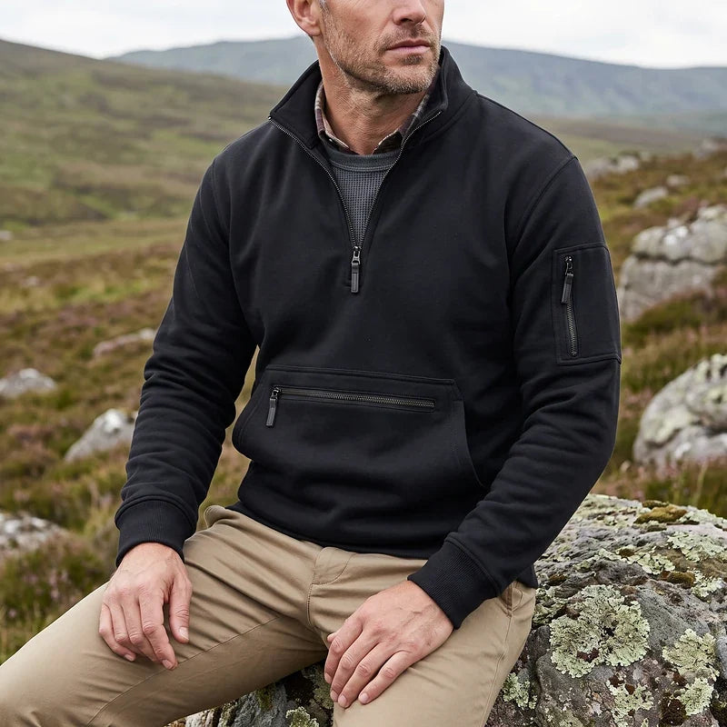 Crispin Quarter Zip Fleece Pullover