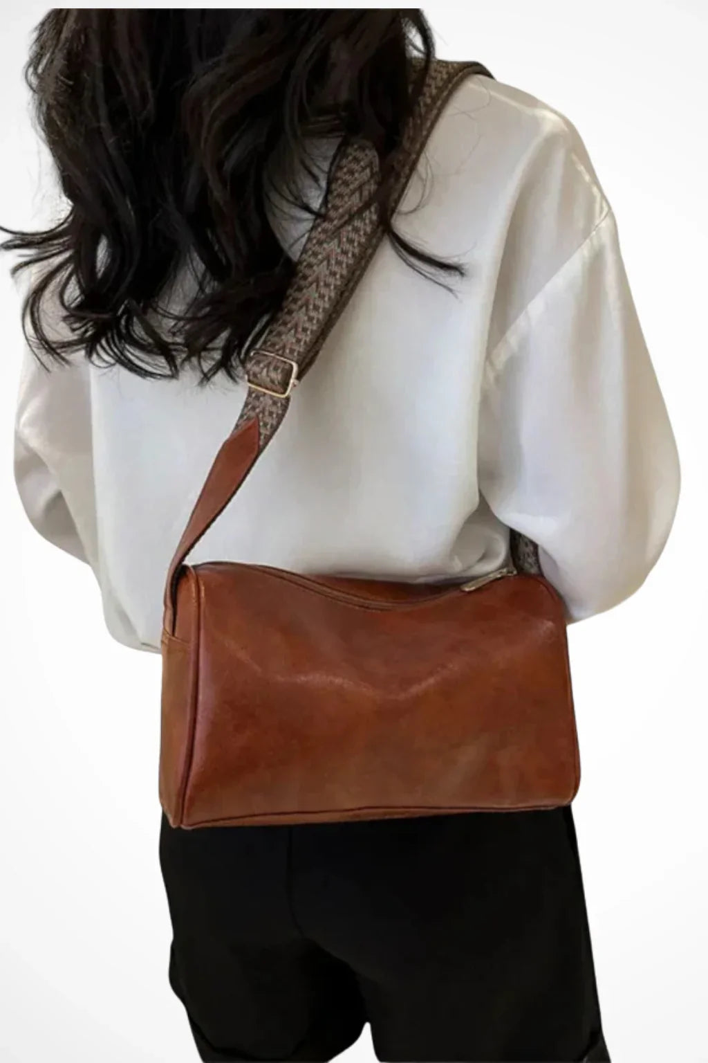 Roberta | Women's Crossbody Shoulder Bag with Wide Strap