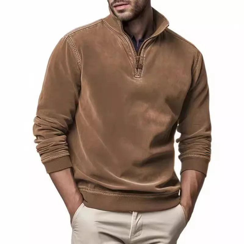 Rocco | Men's Soft Quarter-Zip Sweater