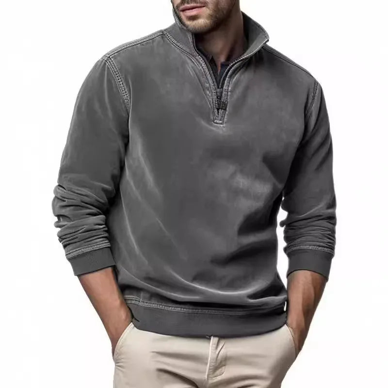 Rocco | Men's Soft Quarter-Zip Sweater