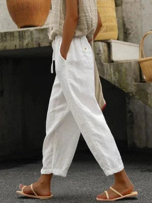 Rosanna | Women's Trouser Wide Leg with Side Pockets