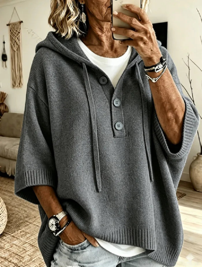 Rosemary | Women's Hoodie Knit Sweater