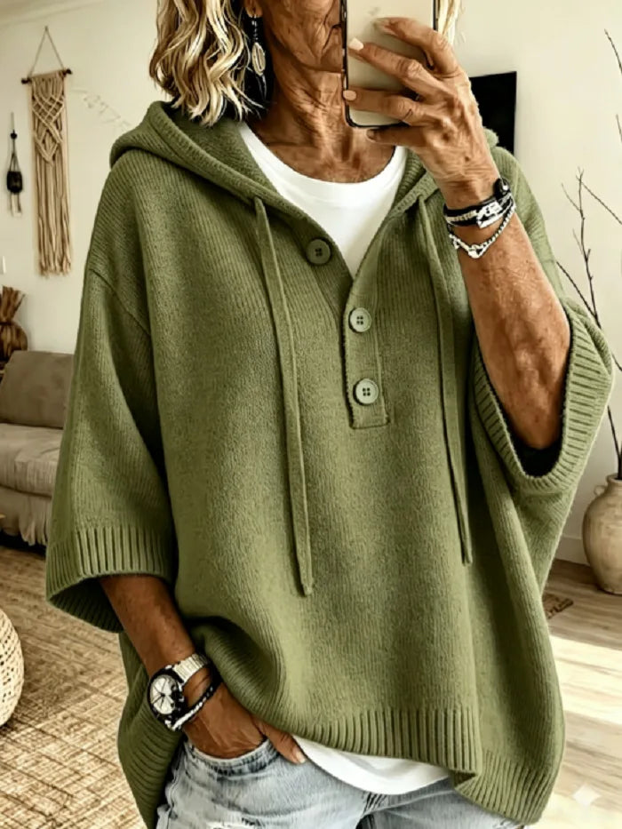 Rosemary | Women's Hoodie Knit Sweater