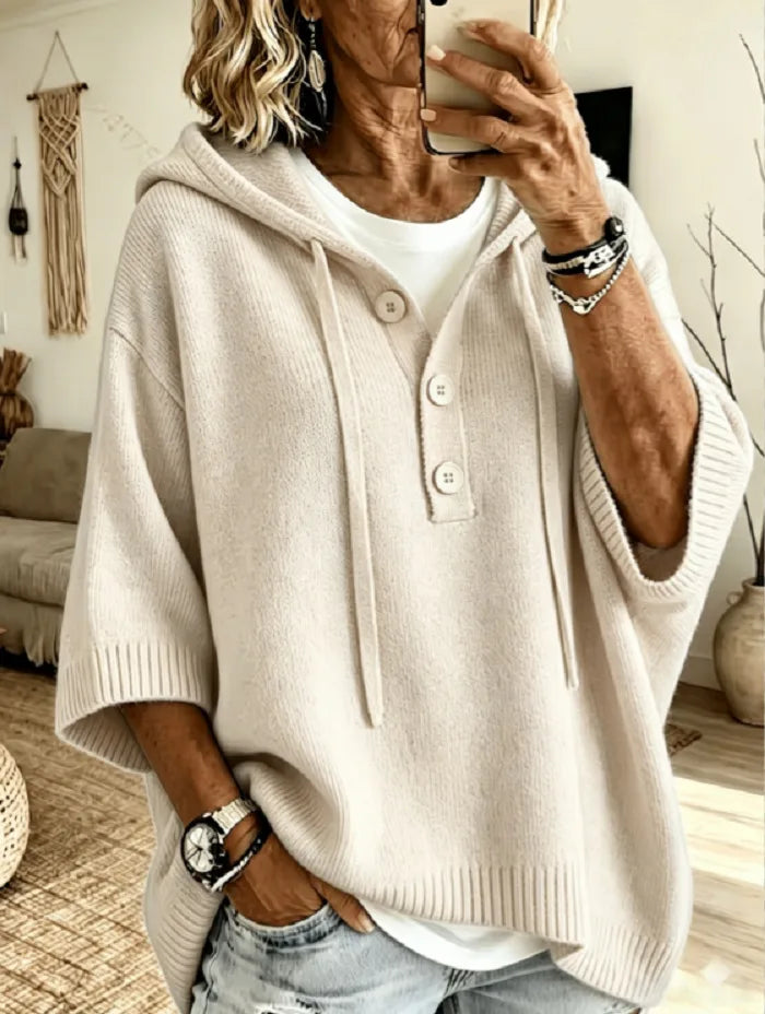 Rosemary | Women's Hoodie Knit Sweater
