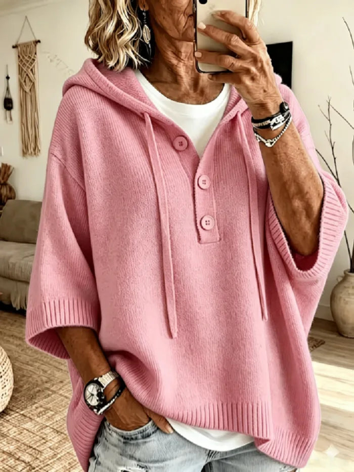 Rosemary | Women's Hoodie Knit Sweater