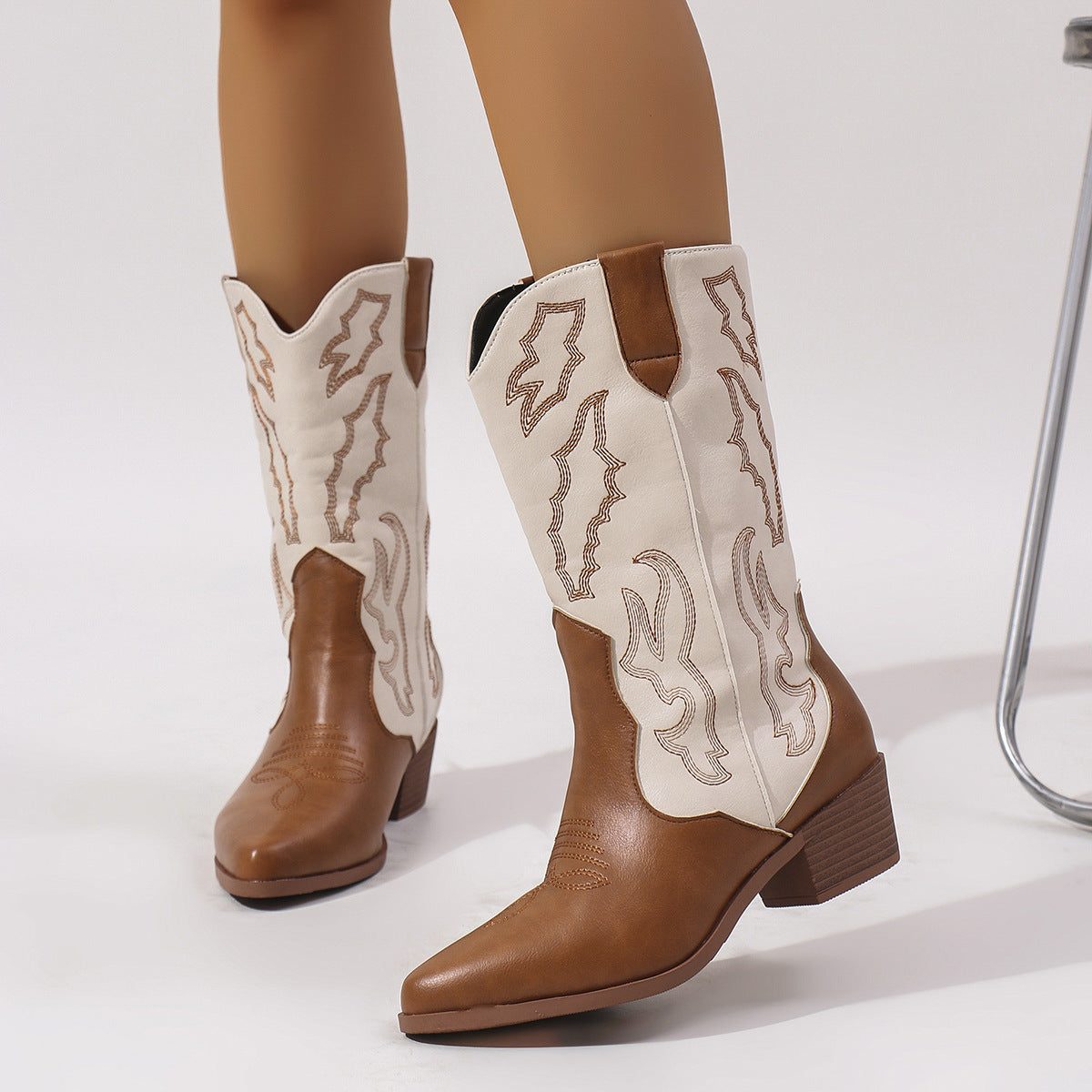 Salomé | Embroidered Western Cowboy Boots for Women