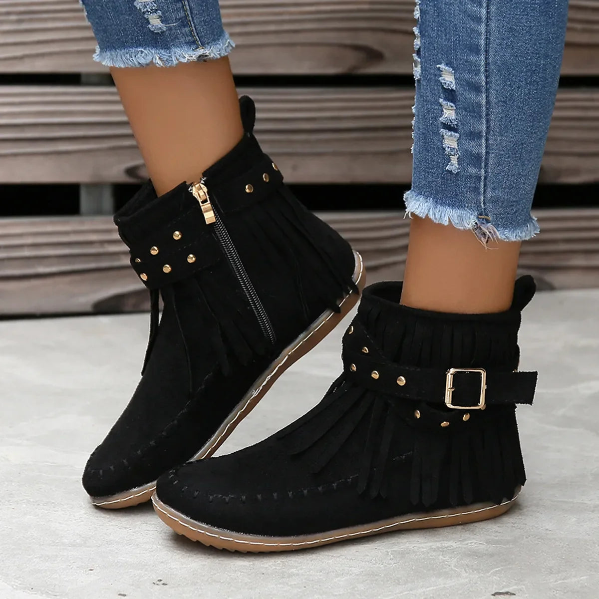 Samara | Women's Orthopedic Western Ankle Boots