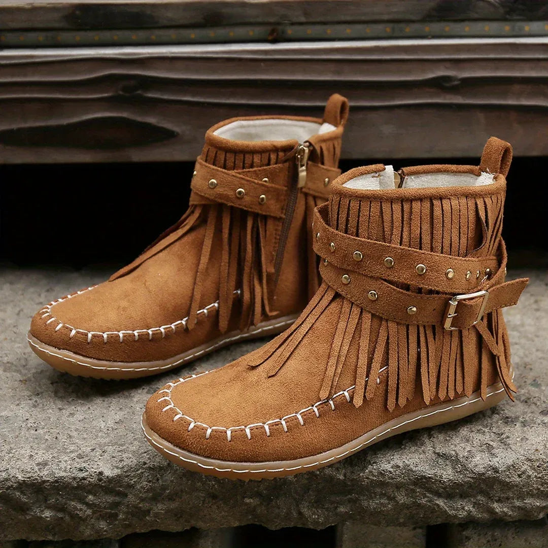 Samara | Women's Orthopedic Western Ankle Boots