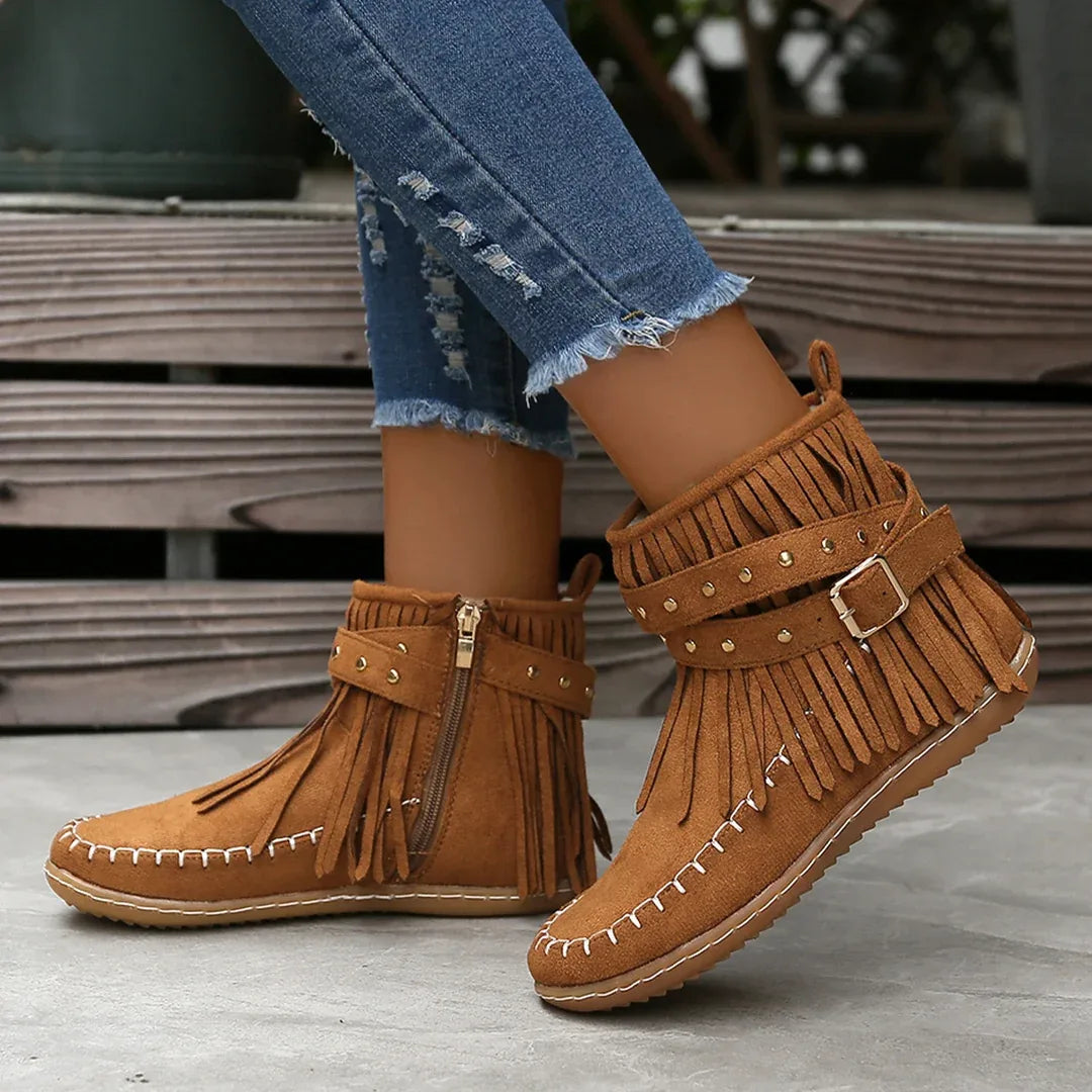Samara | Women's Orthopedic Western Ankle Boots