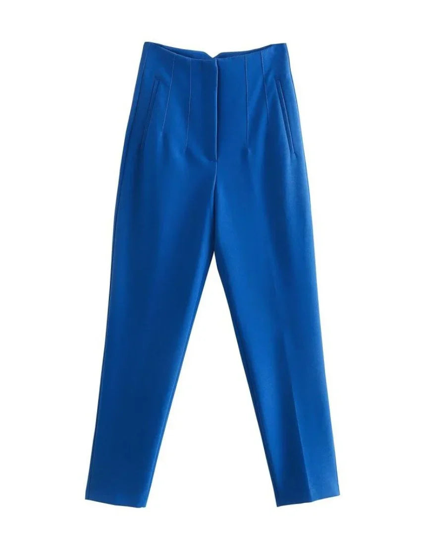 Sandra | Women's Cargo Wide Leg Pants with Cargo Pockets and Elasticated Waist