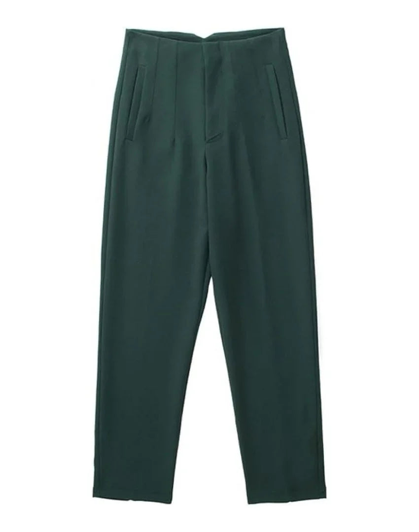 Sandra | Women's Cargo Wide Leg Pants with Cargo Pockets and Elasticated Waist