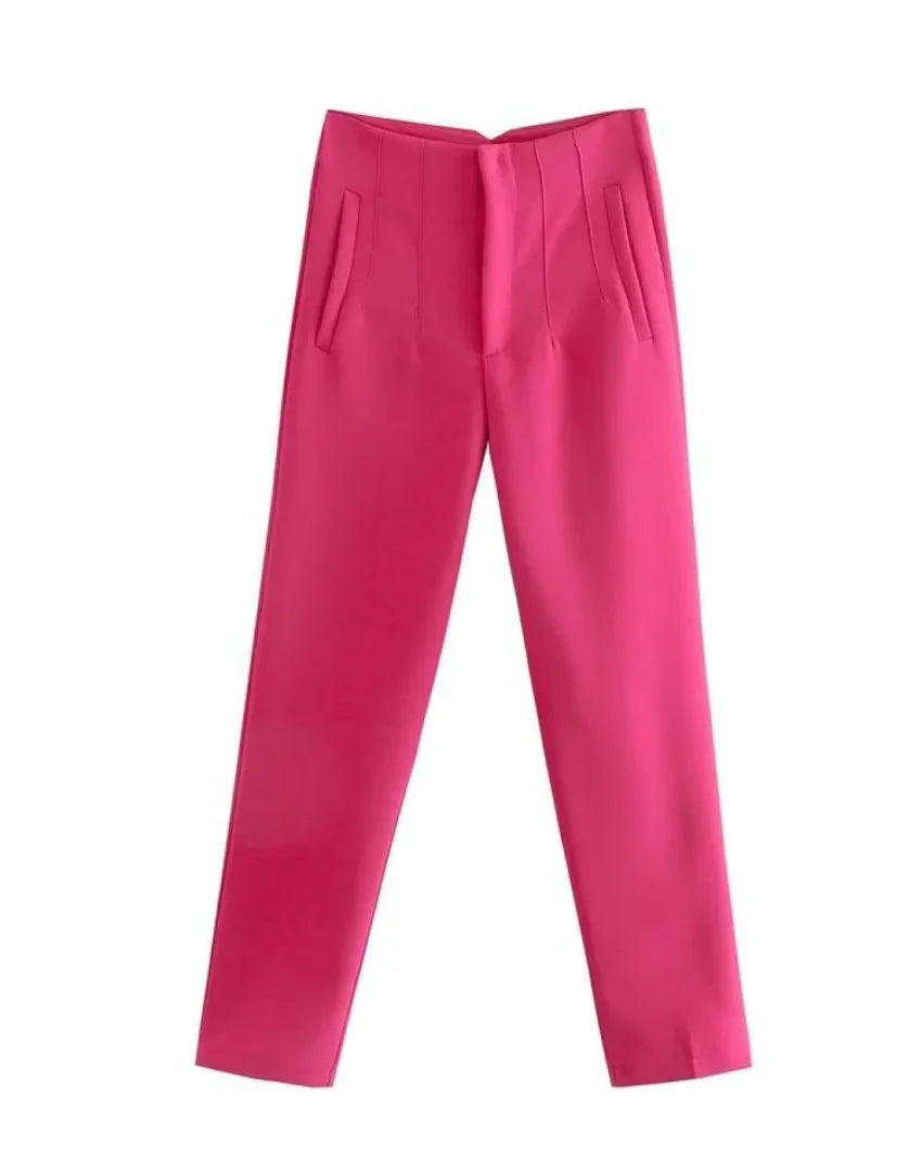 Sandra | Women's Cargo Wide Leg Pants with Cargo Pockets and Elasticated Waist
