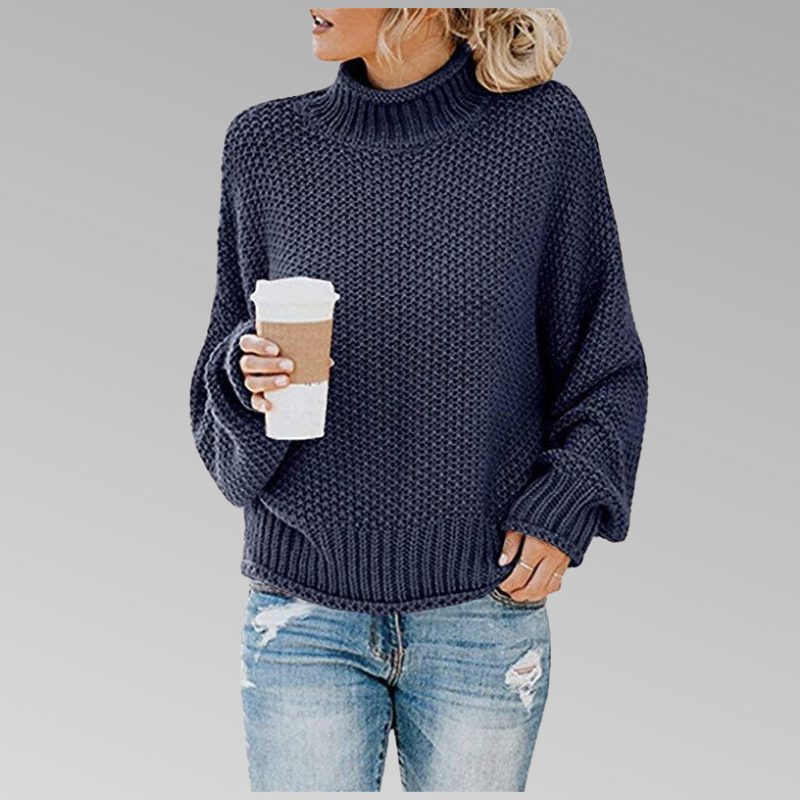 Sara | Chunky Knit Turtleneck Sweater for Women