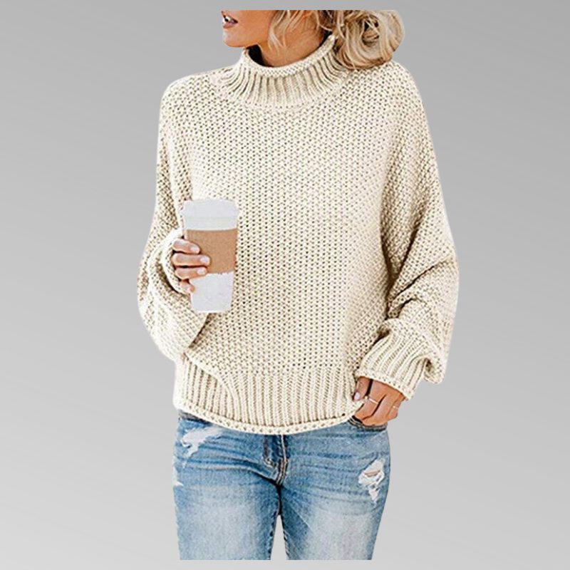 Sara | Chunky Knit Turtleneck Sweater for Women
