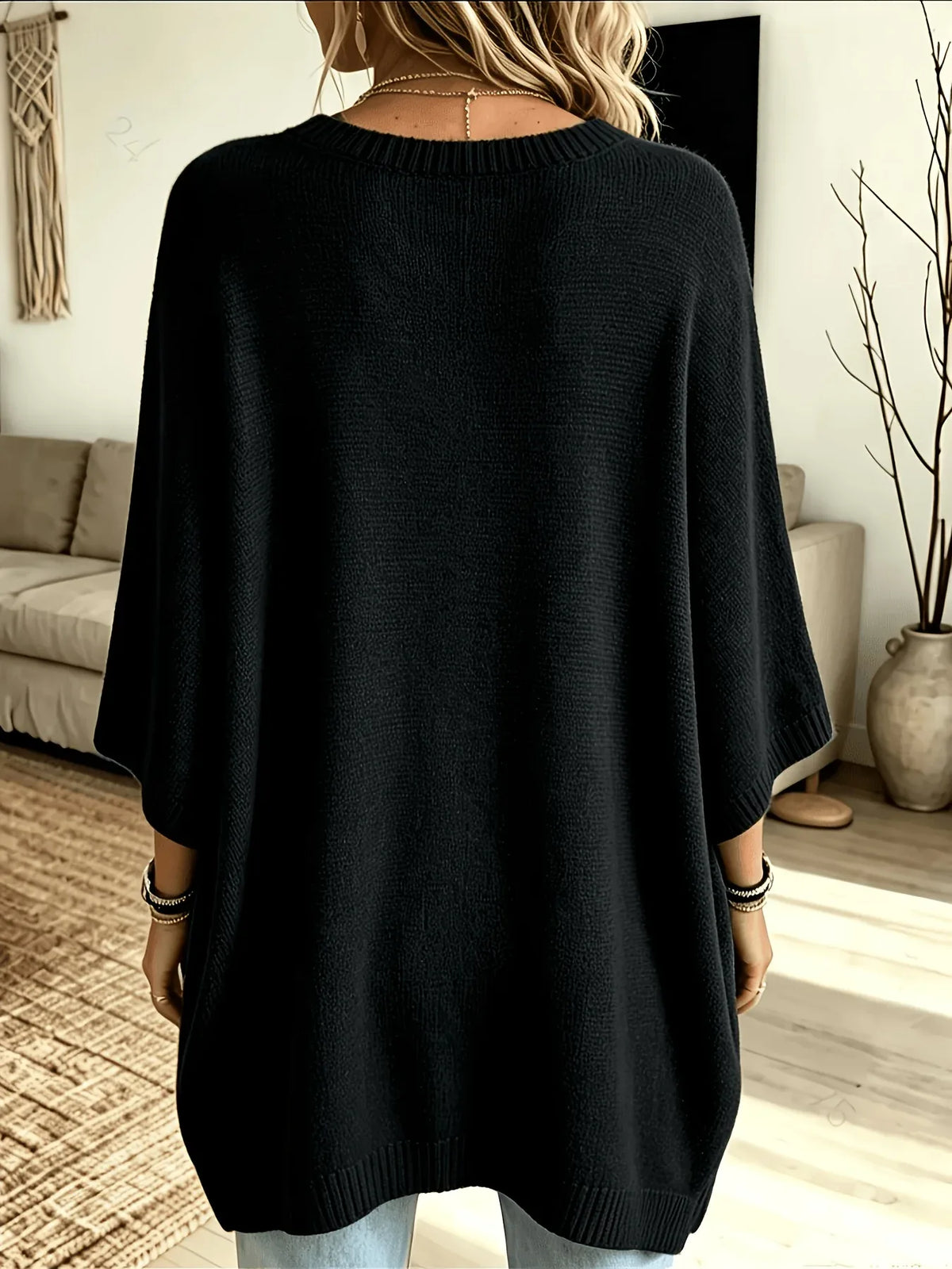Selena | Women's Relaxed Batwing Knit Sweater