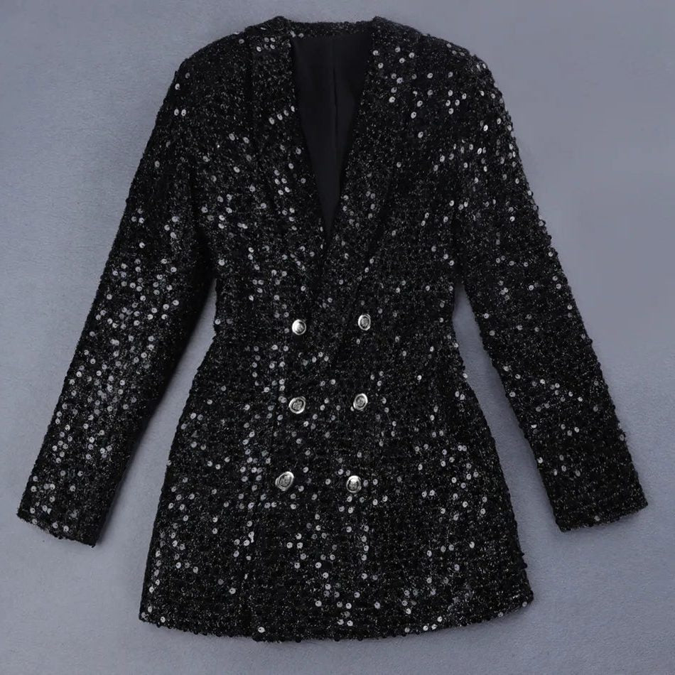 Cato | Sequin Double-Breasted Blazer Dress for Women