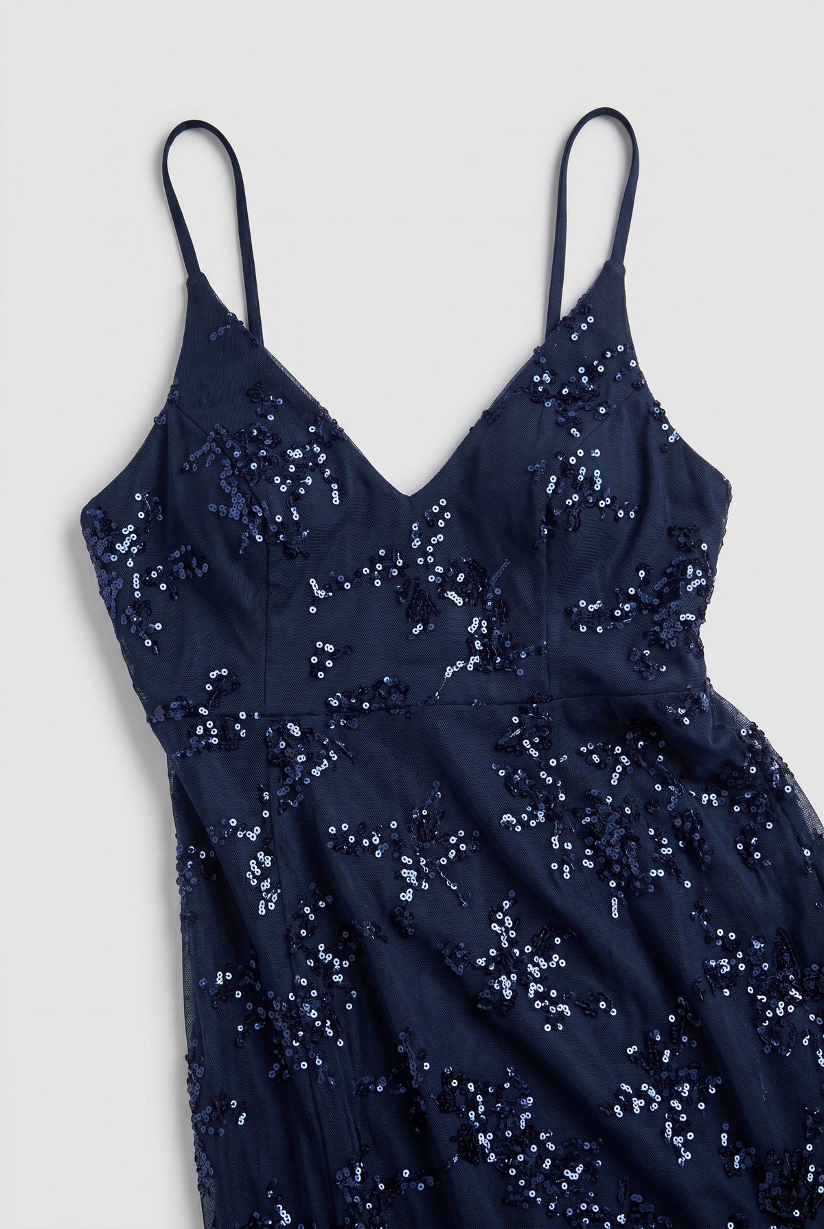 Adriane | Sequin Maxi Dress with Spaghetti Straps for Women
