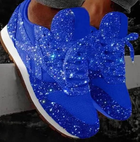 Indira | Sequin Platform Sneakers for Women