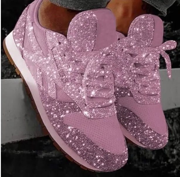 Indira | Sequin Platform Sneakers for Women