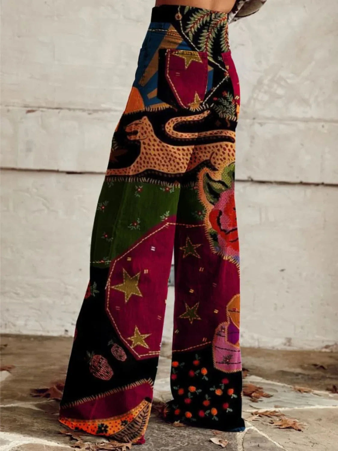 Shirley | Women's Boho Wide-Leg Pants