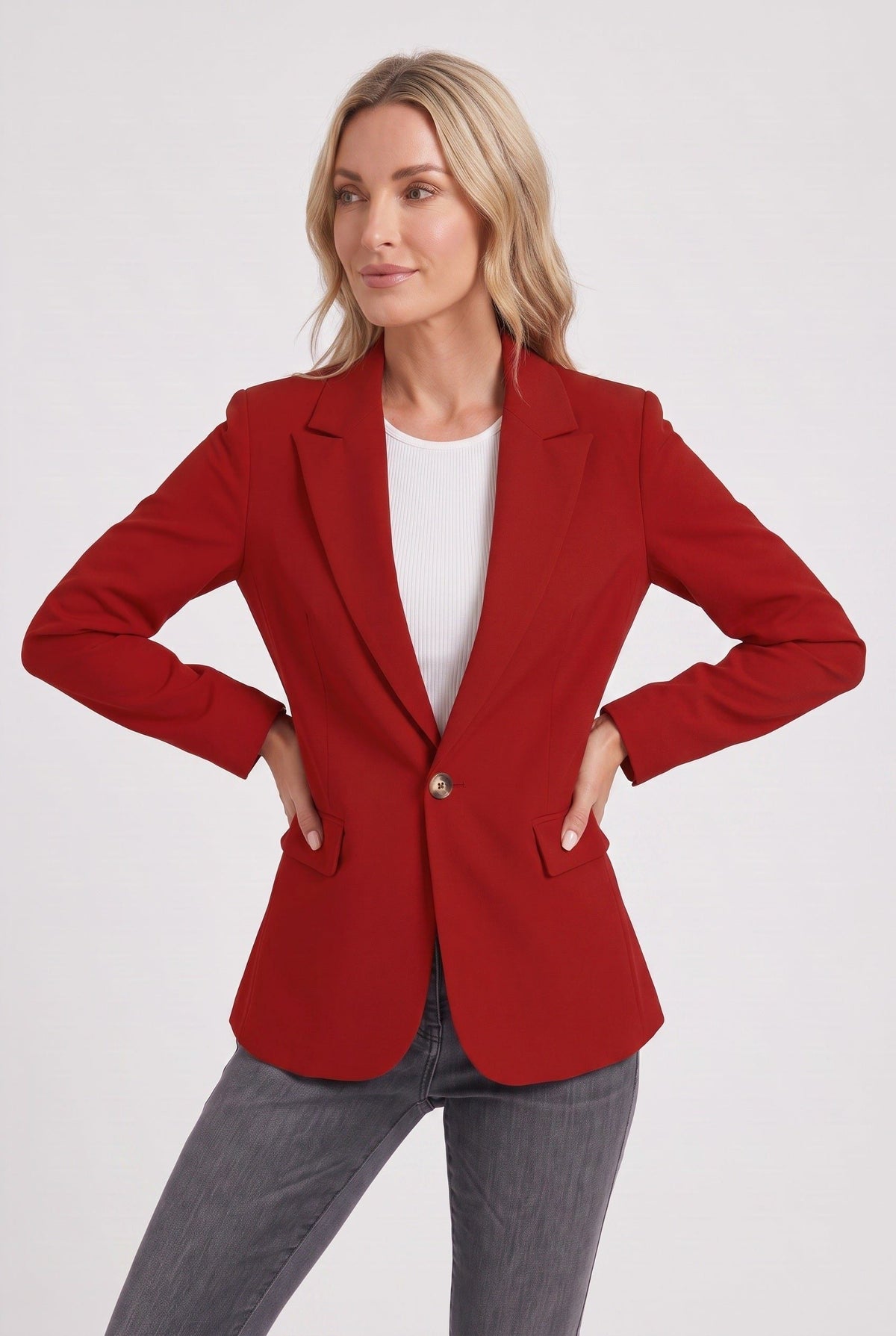 Tilda | Single-Breasted Blazer with Notch Lapels for Women