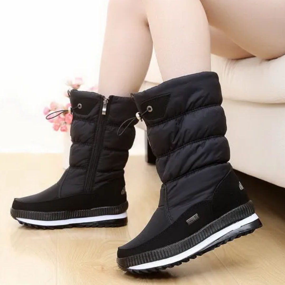 Sirina | Quilted Snow Boots with Non-Slip Sole for Women