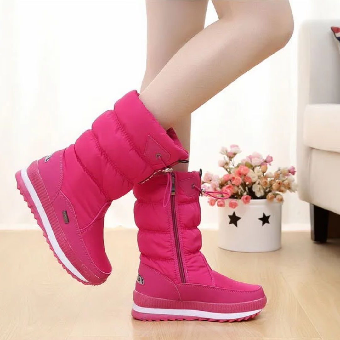 Sirina | Quilted Snow Boots with Non-Slip Sole for Women
