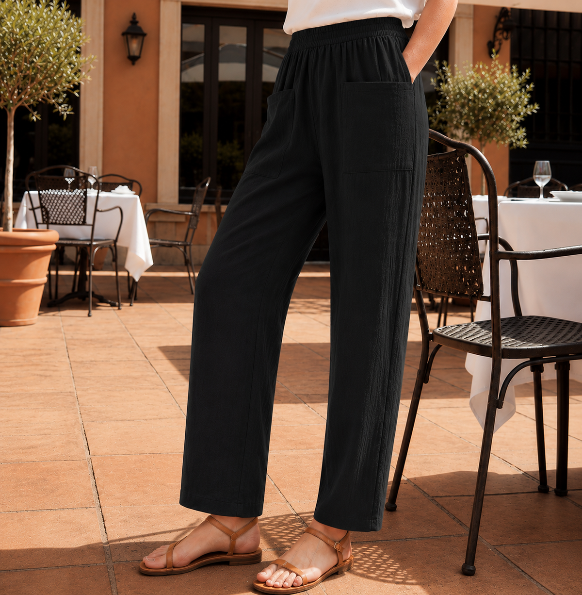 Eze Relaxed Linen Pants