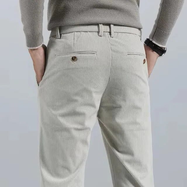 Slim Fit Corduroy Pants for Men