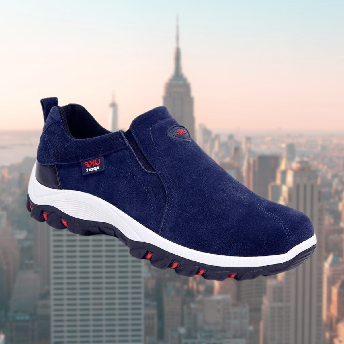 Slip-On Sneakers with Cushioned Sole for Men