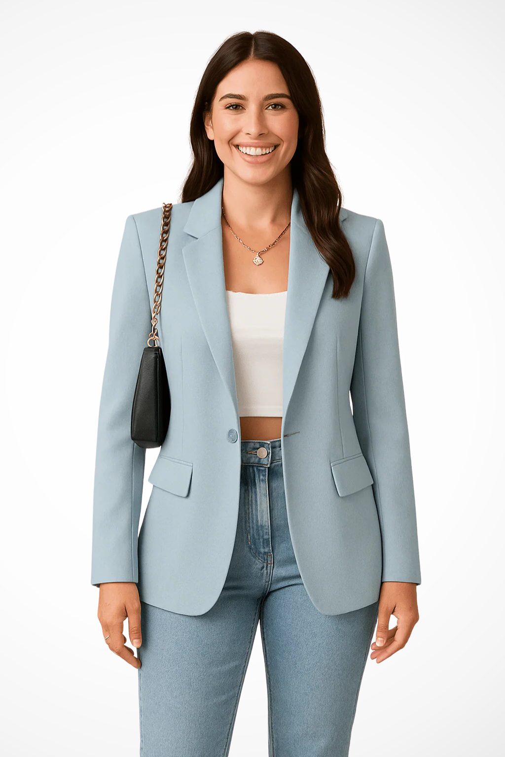 Sofia | Tailored Blazer with Single Button for Women