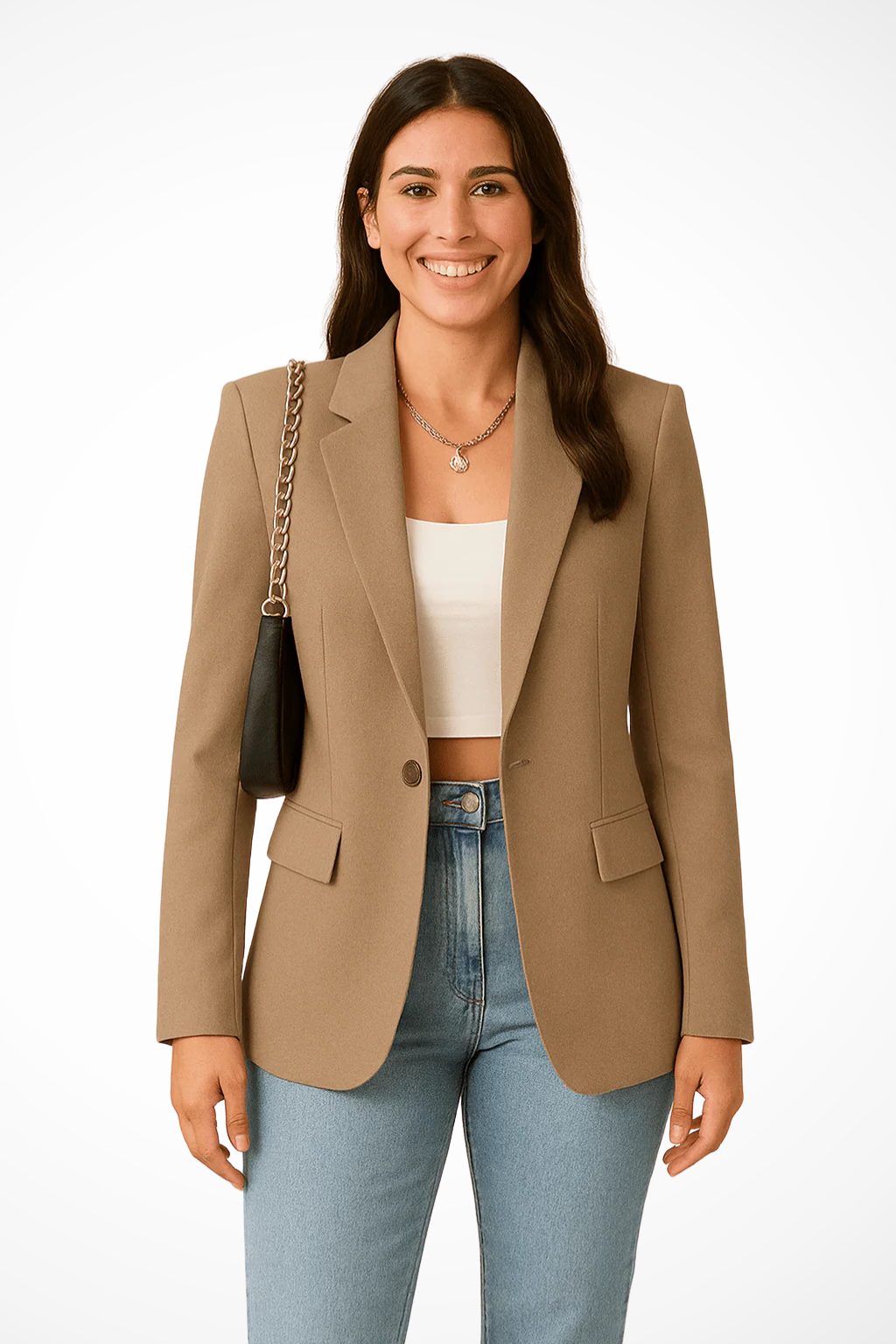Sofia | Tailored Blazer with Single Button for Women