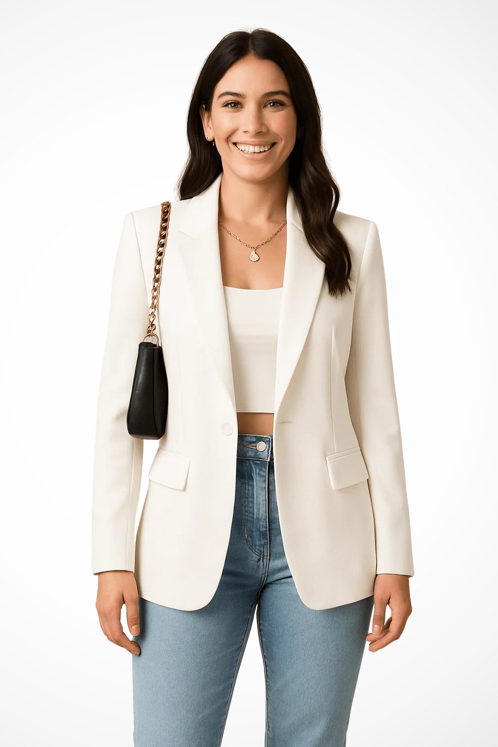 Sofia | Tailored Blazer with Single Button for Women