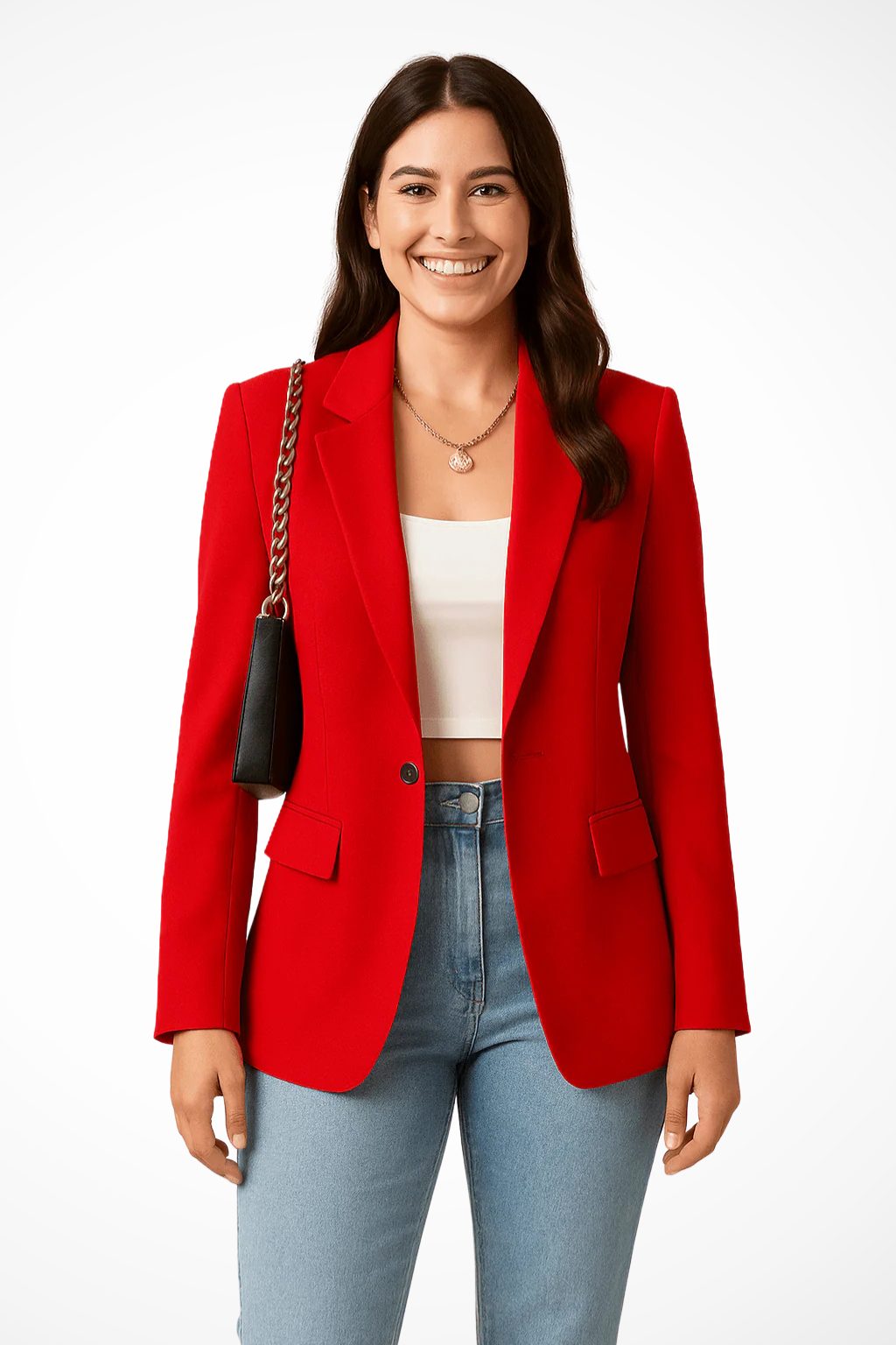 Sofia | Tailored Blazer with Single Button for Women