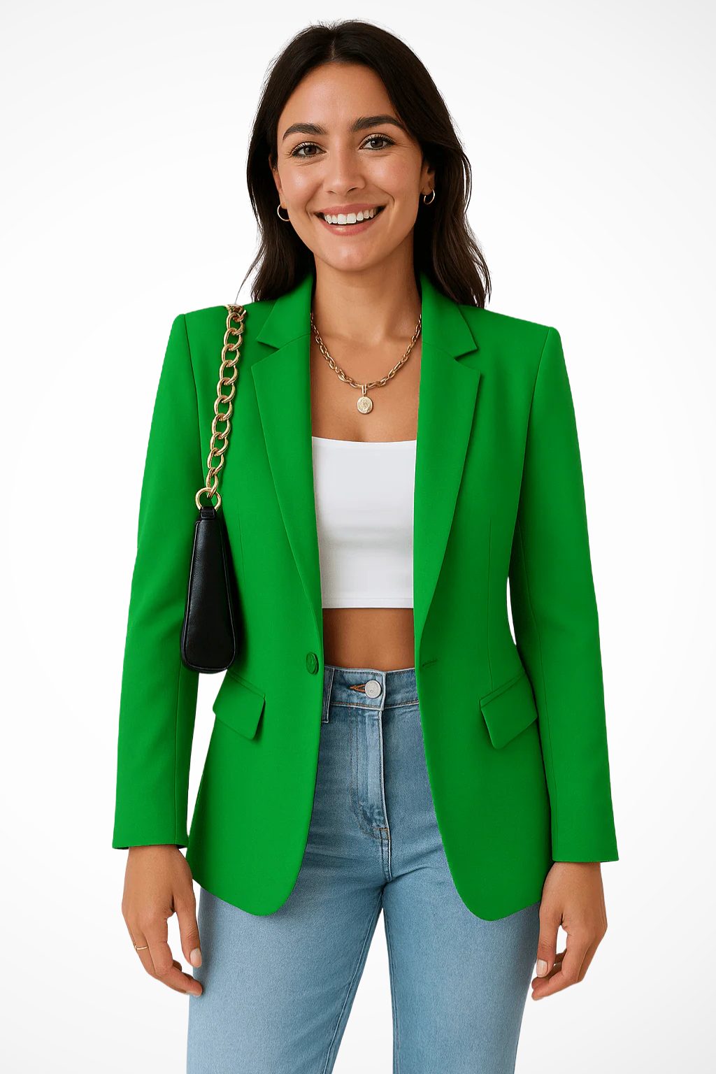 Sofia | Tailored Blazer with Single Button for Women