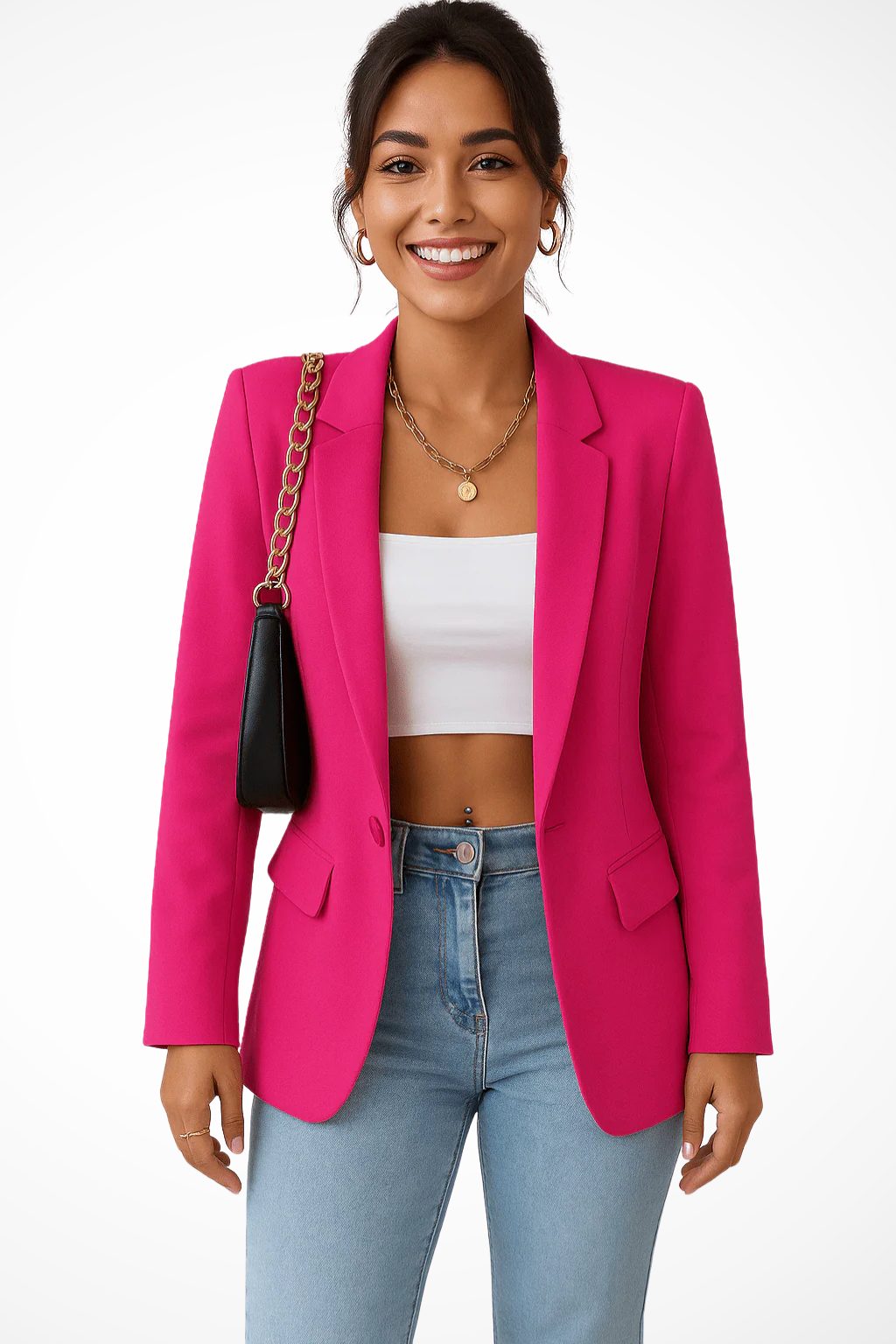 Sofia | Tailored Blazer with Single Button for Women