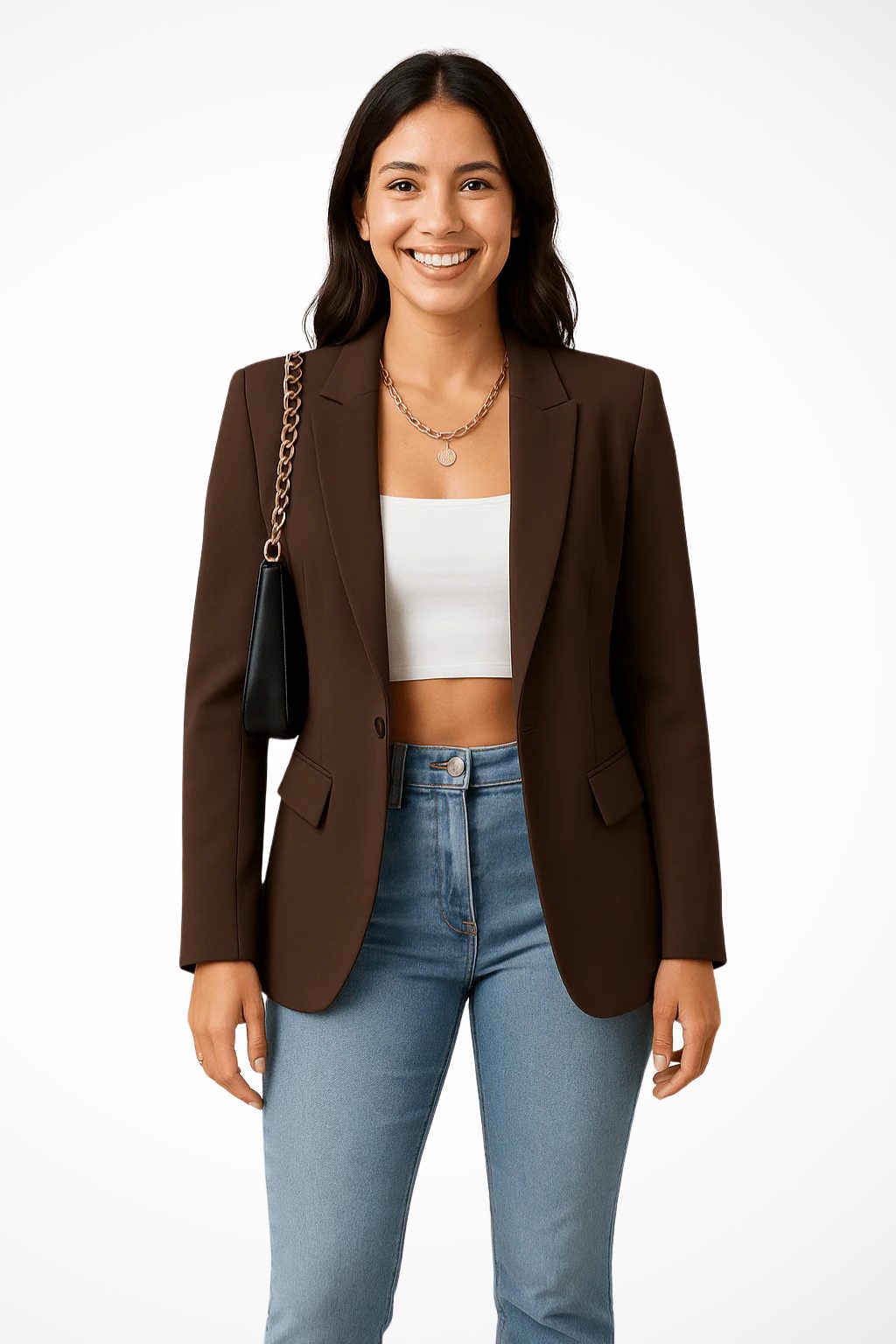 Sofia | Tailored Blazer with Single Button for Women