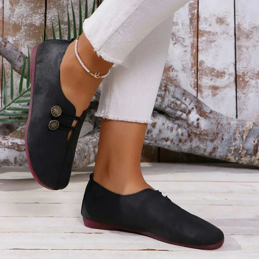 Soft suede women's loafers