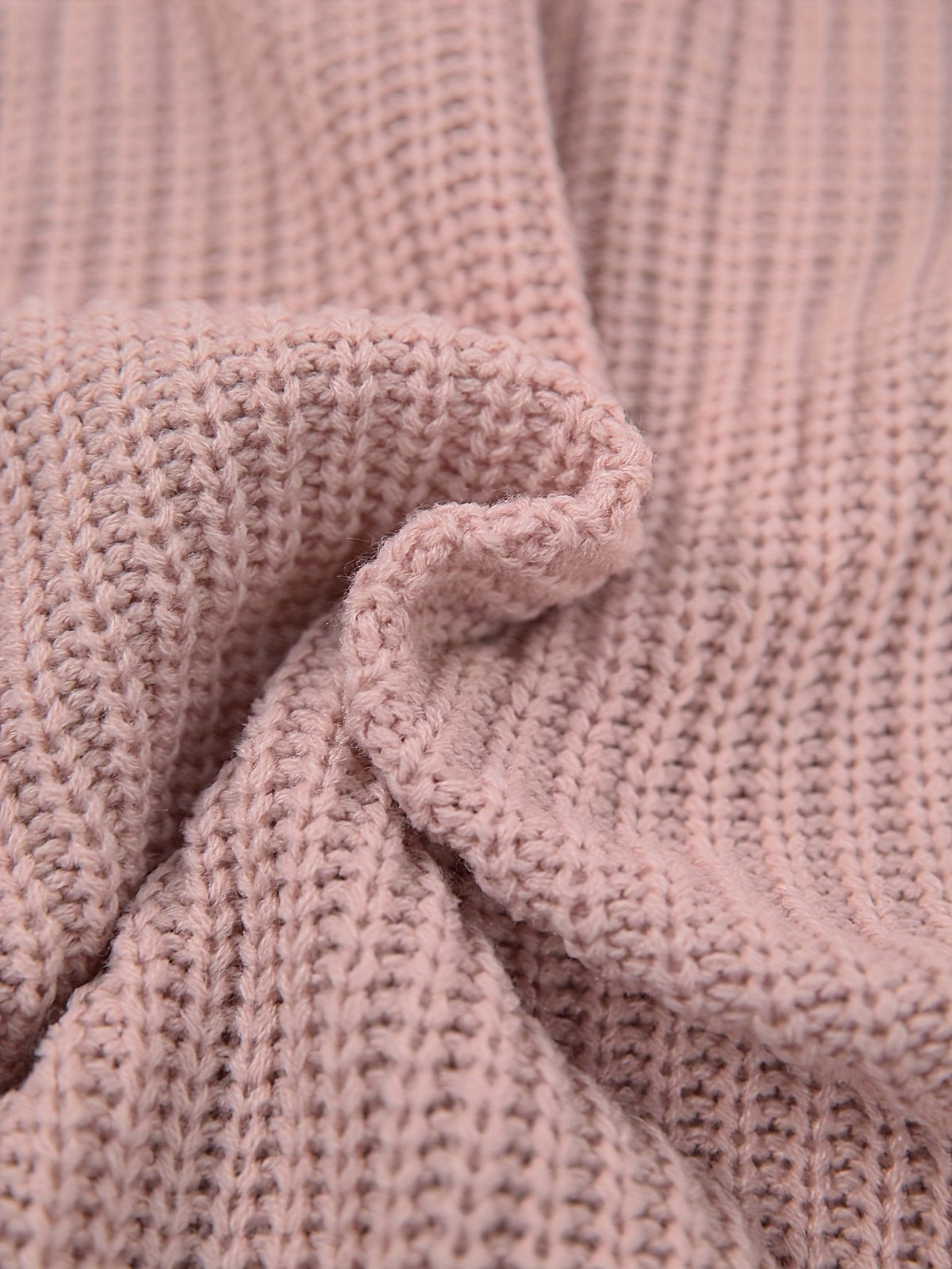 Women's Oversized Knit Sweater Dress with Mock Neck | Chunky Rib Texture, Long Sleeves, Split Hem | 4 Colors