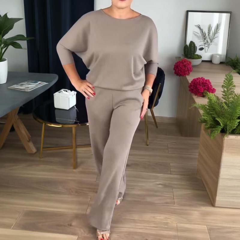 Women's Three Piece Pant Suit | Matching Jacket, Coat and Trousers | Structured Cut in a Breathable Fabric | Size S-5XL, 5 Colors