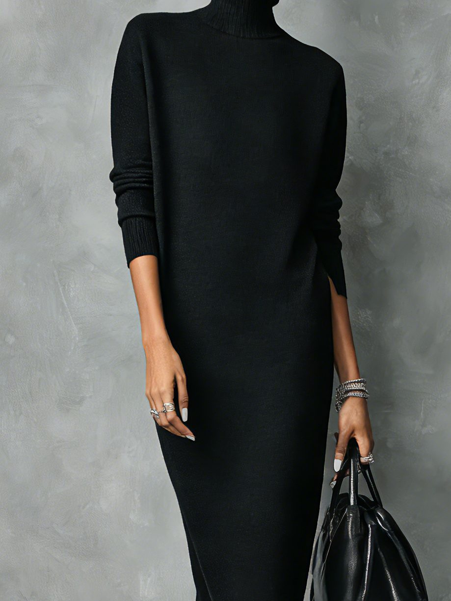 Stellamaris | Midi Sweater Dress with Turtleneck for Women