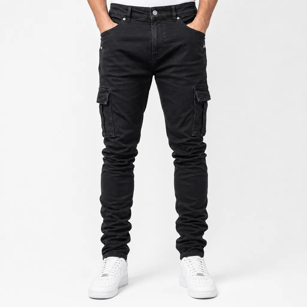 Sterling | Men's Cargo Pants Denim Jeans