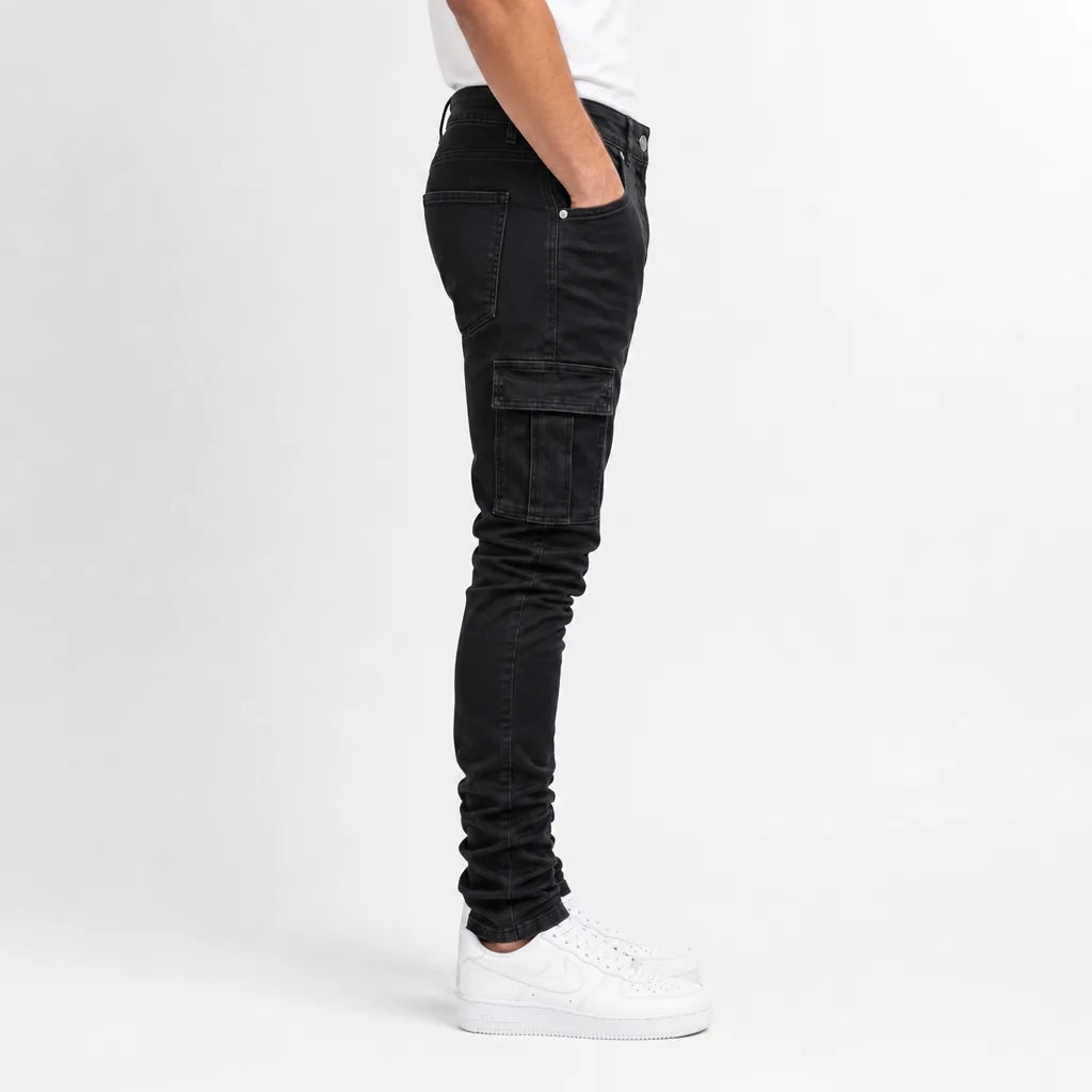 Sterling | Men's Cargo Pants Denim Jeans