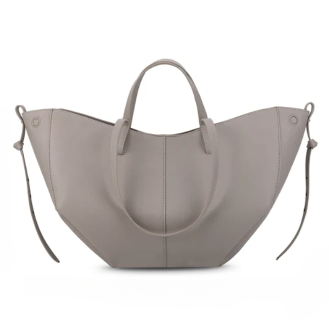 Women's Curved Tote Bag with Adjustable Strap