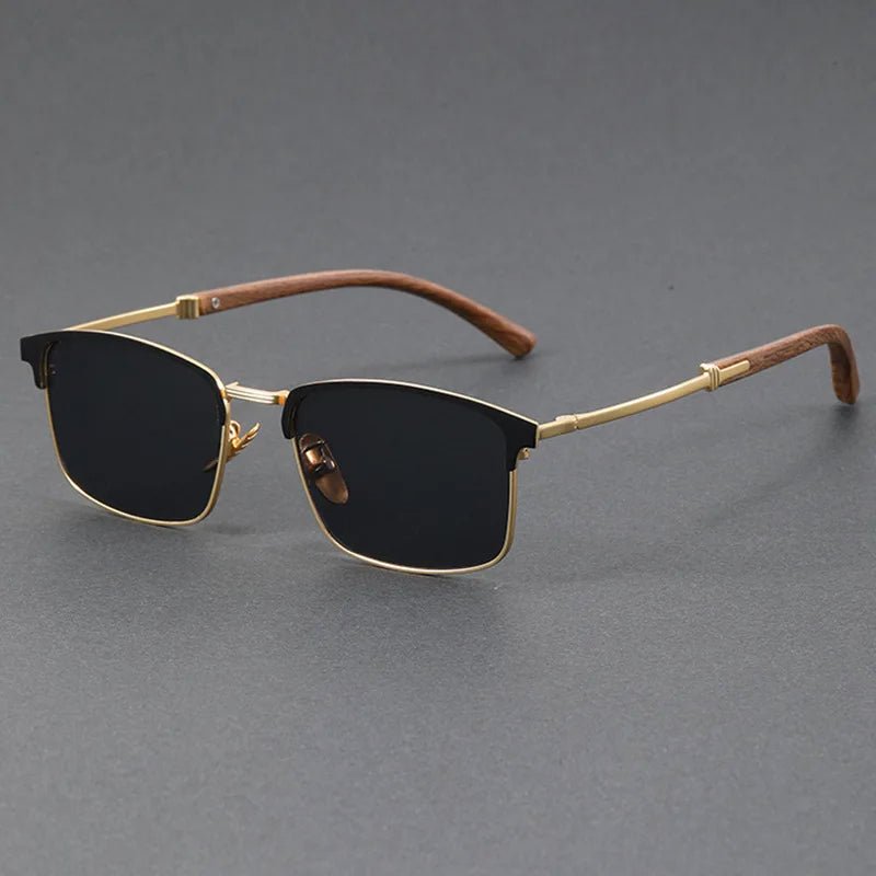 Luna | Women's Polarized UV400 Half-Frame Browline Sunglasses